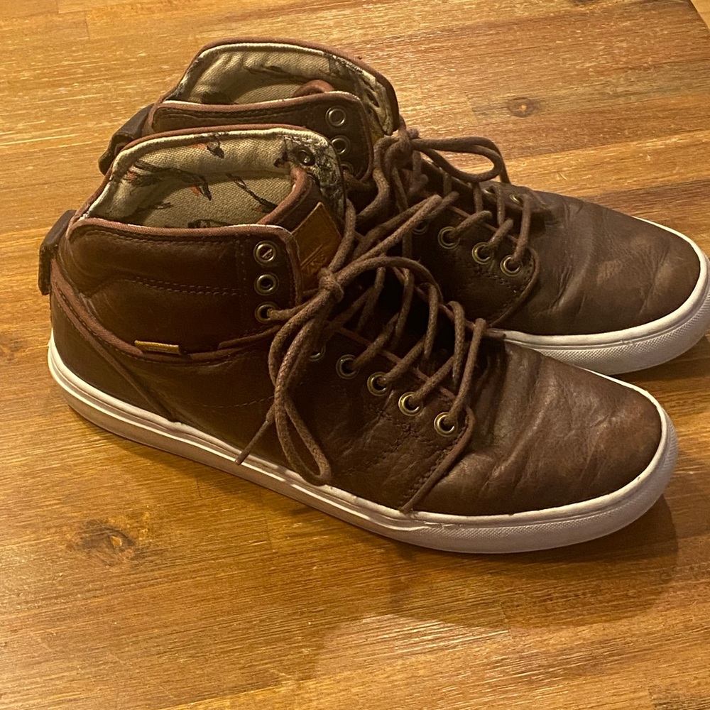 Men’s vans brown high tops